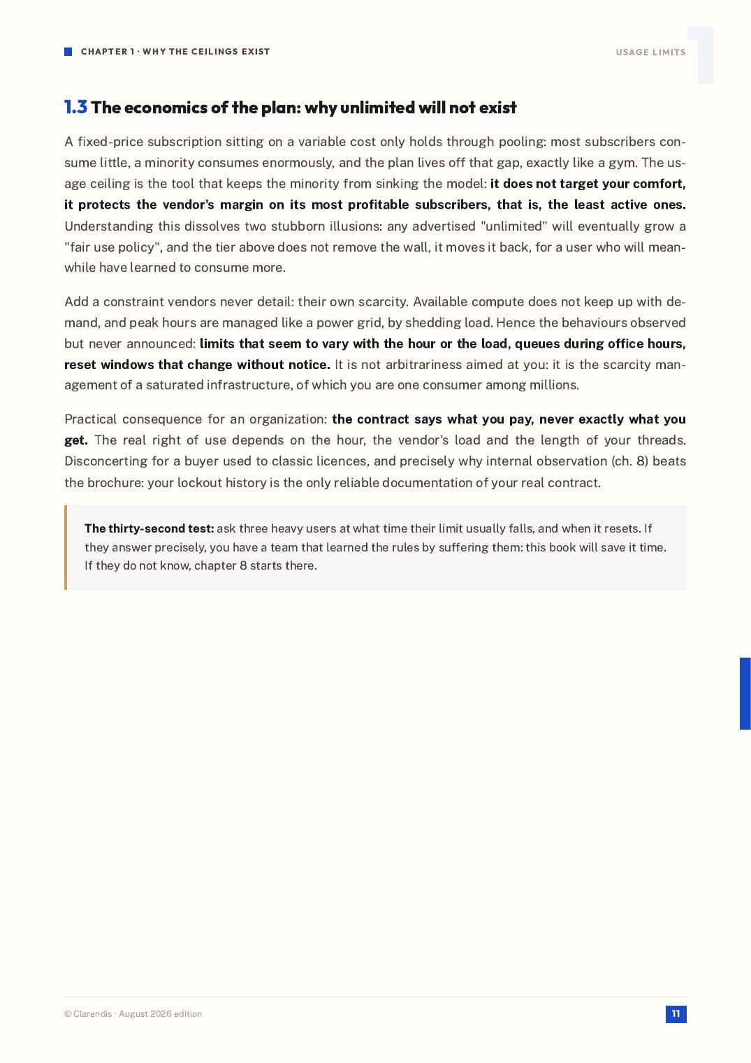 Page 11 of the white paper “Usage limits: producing with AI without buying time”