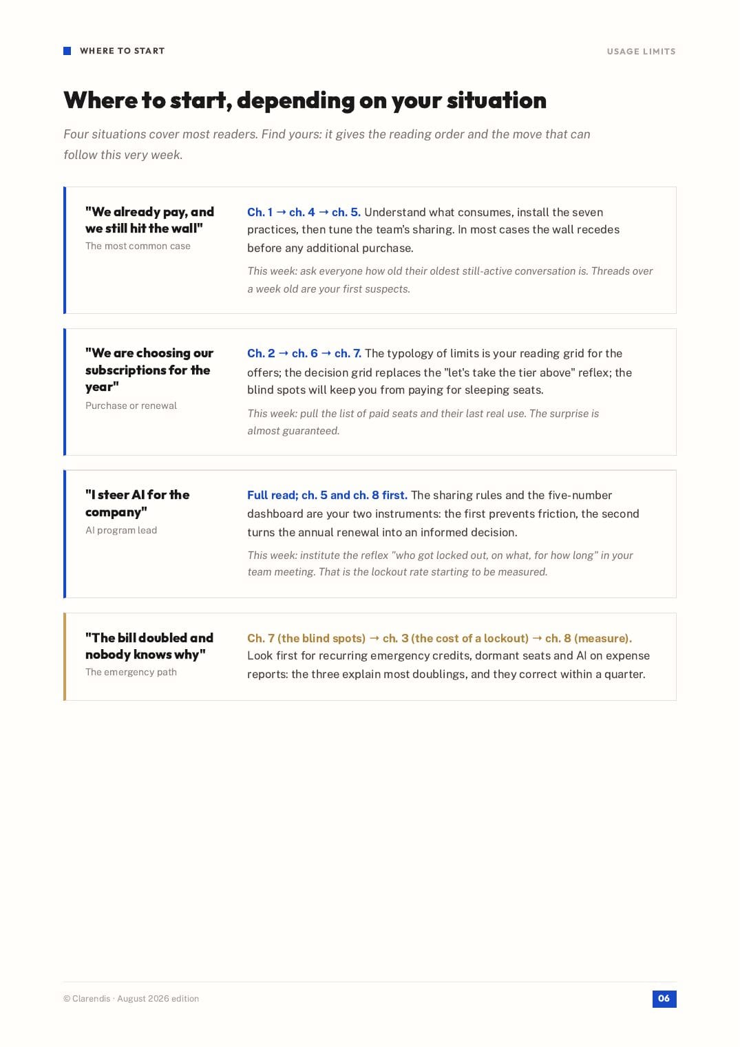 Page 6 of the white paper “Usage limits: producing with AI without buying time”