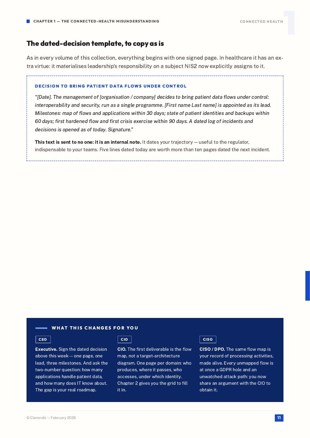 Page 11 of the white paper “Connected Healthcare: Interoperability and Patient Data Security”