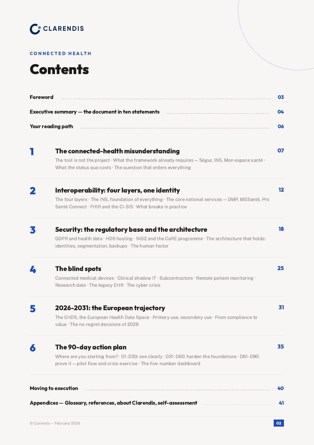 Page 2 of the white paper “Connected Healthcare: Interoperability and Patient Data Security”