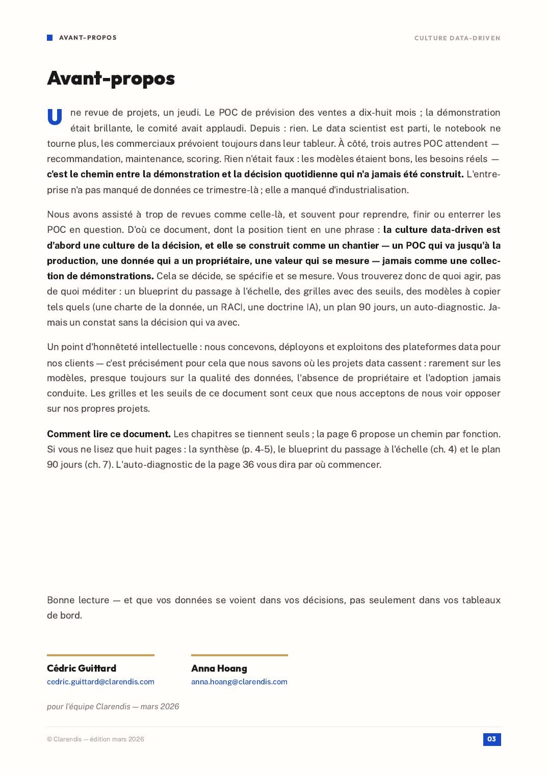 Page 3 du livre blanc « Culture Data-Driven : Du POC à l’industrialisation »