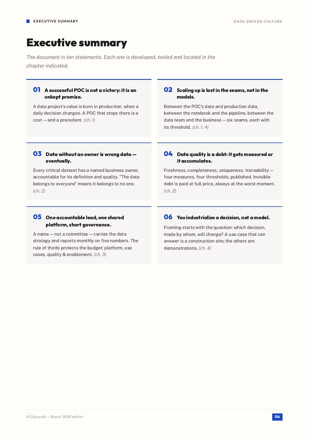 Page 4 of the white paper “Data-Driven Culture: From POC to Industrialisation”