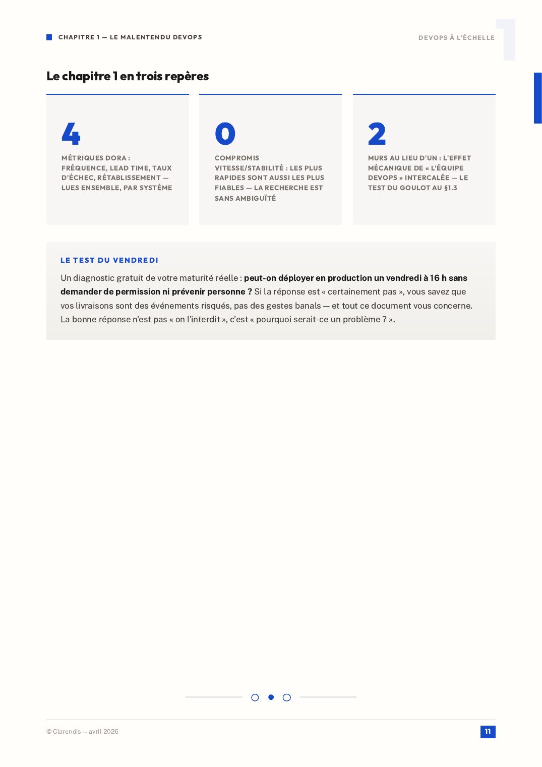 Page 11 du livre blanc « DevOps à l’échelle : Organisation et outillage »