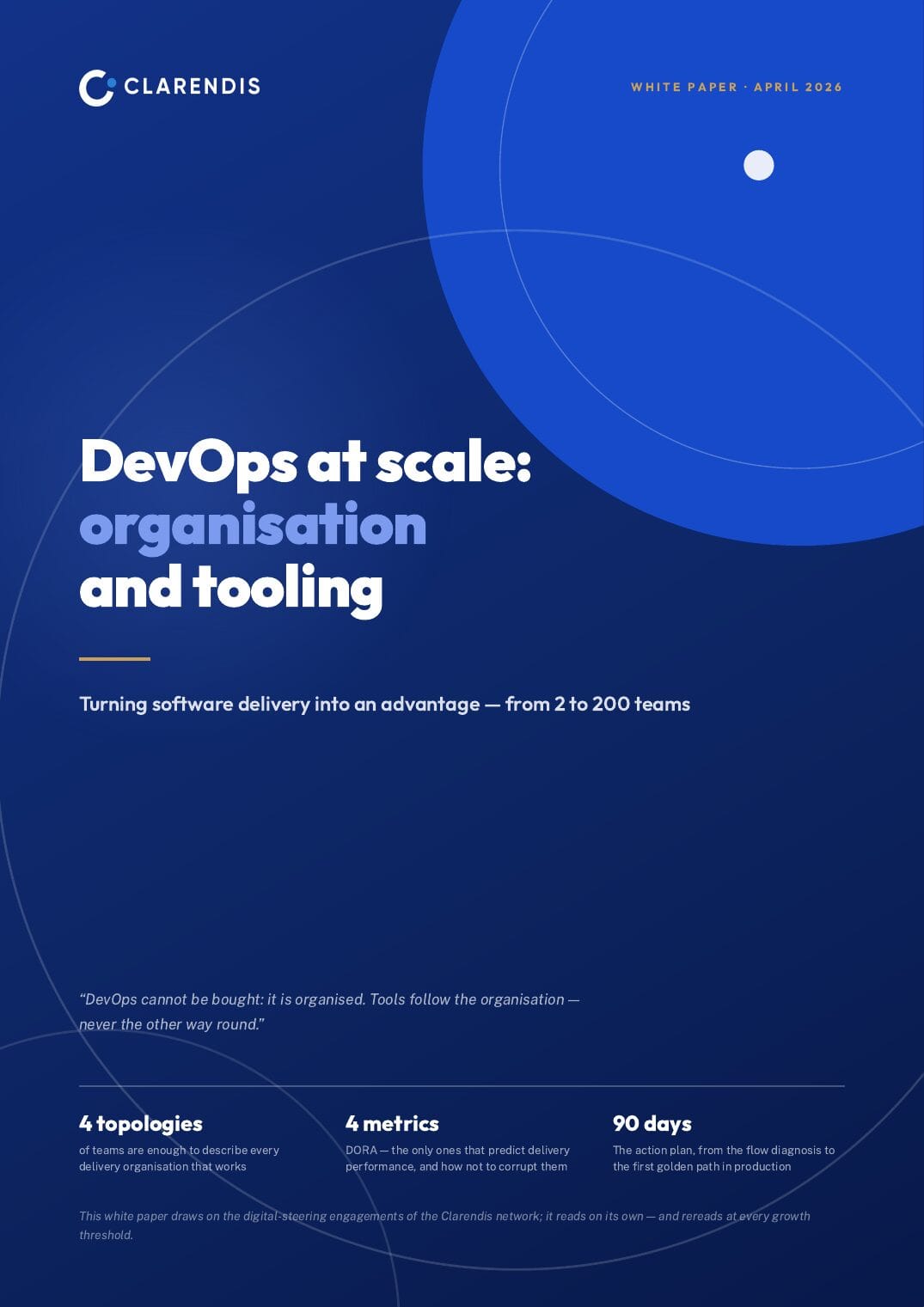 DevOps at scale: Organisation and tooling