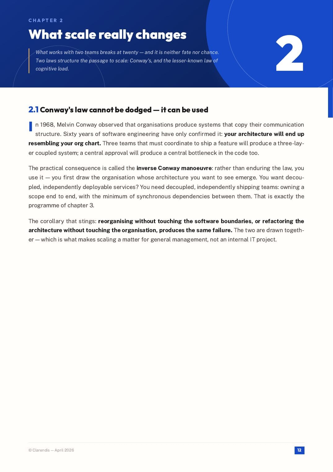 Page 12 of the white paper “DevOps at scale: Organisation and tooling”