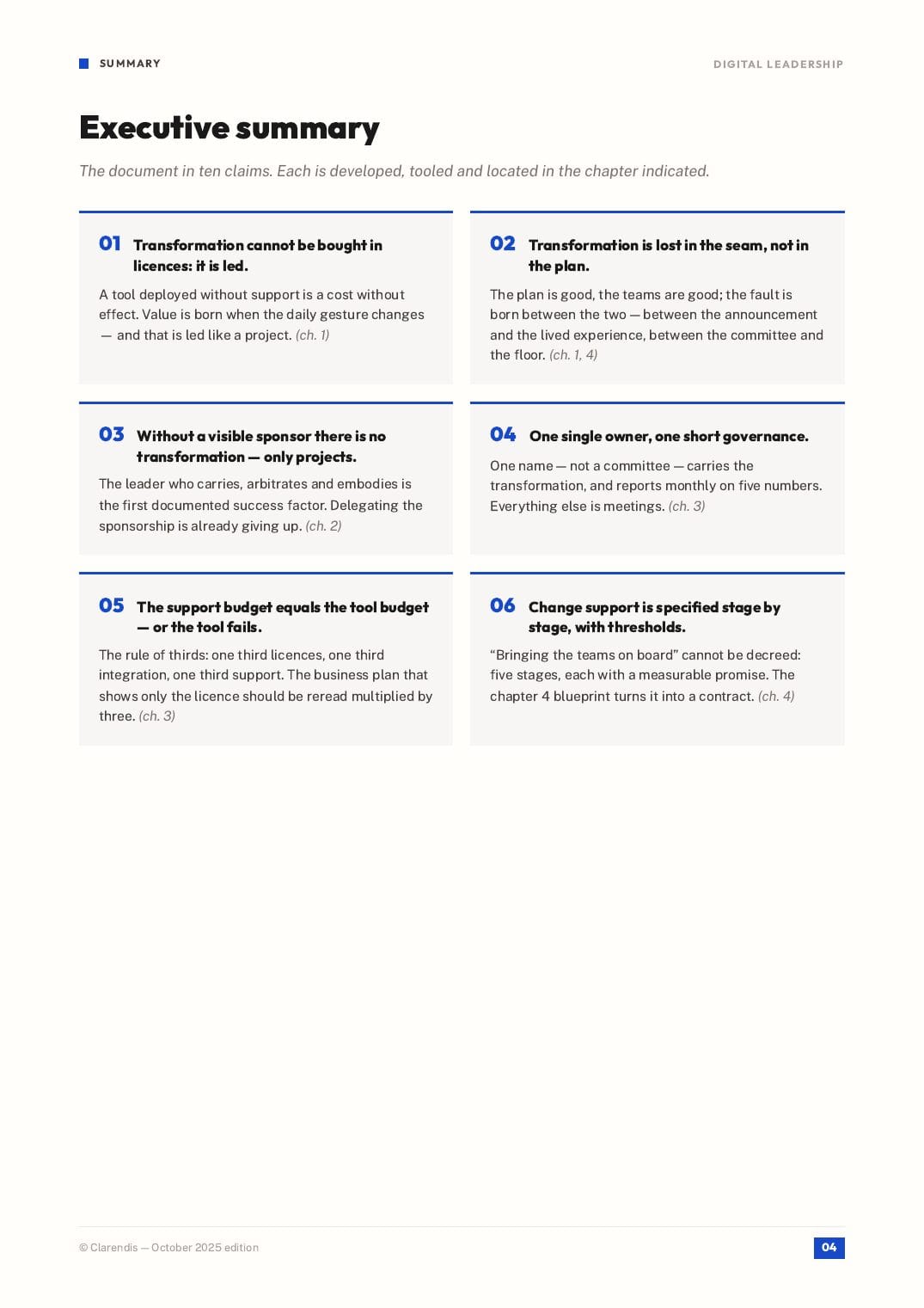 Page 4 of the white paper “Digital leadership: Supporting transformation”