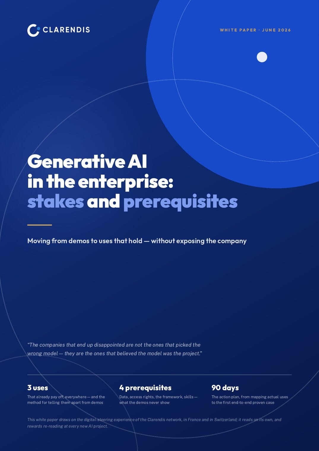 Generative AI in Business: Challenges and Prerequisites