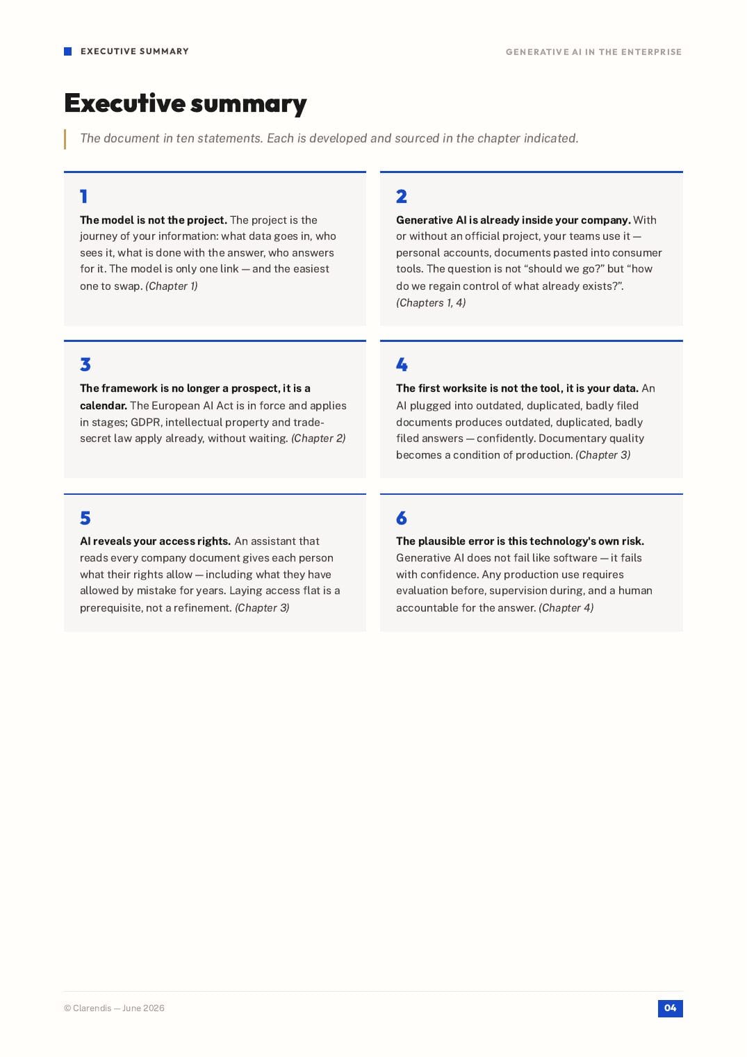 Page 4 of the white paper “Generative AI in Business: Challenges and Prerequisites”