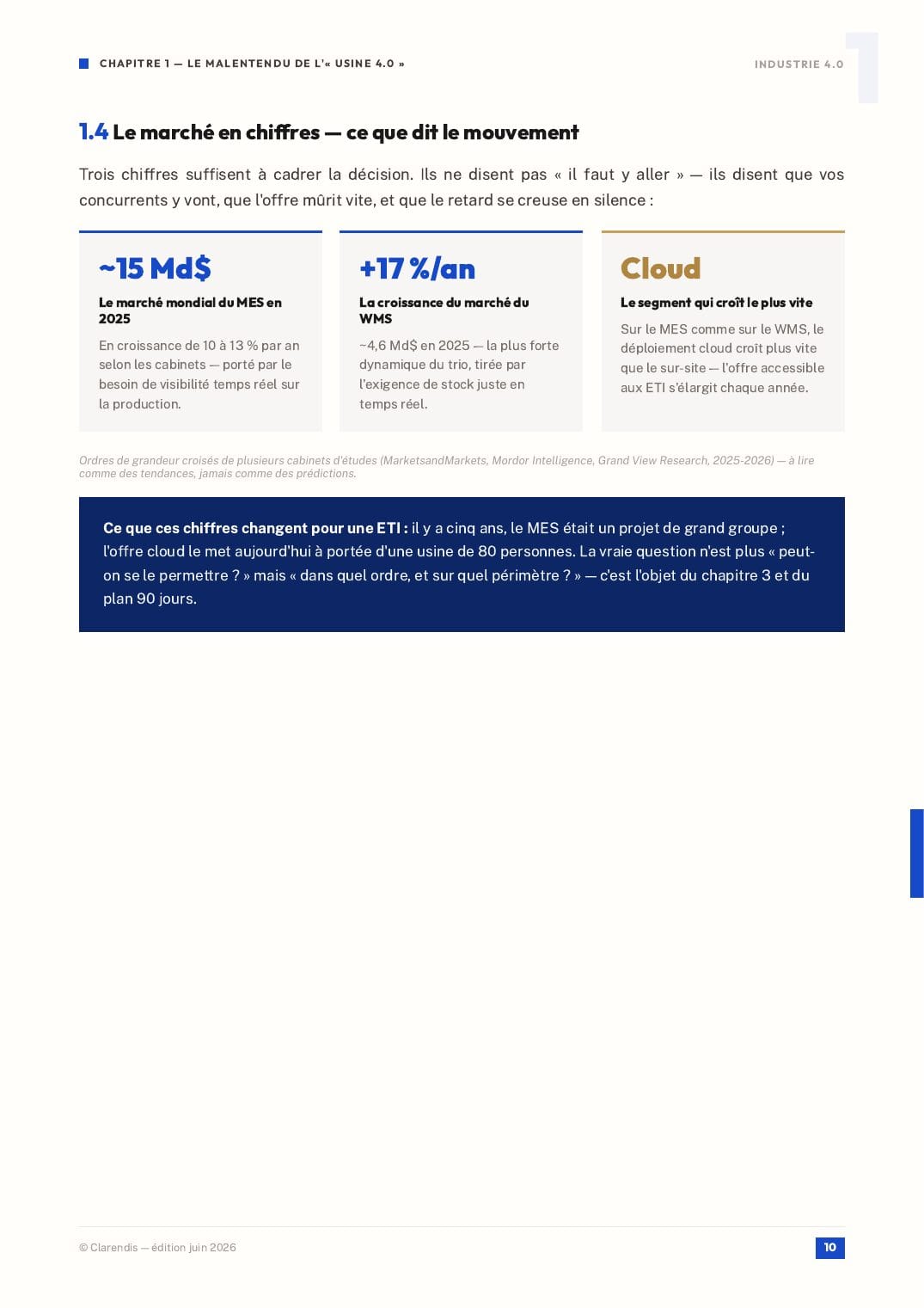 Page 10 du livre blanc « Industrie 4.0 : MES, WMS et Digitalisation de la Production »