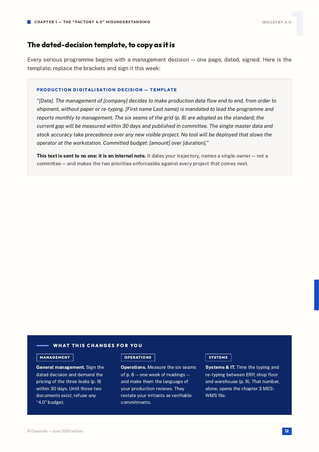 Page 12 of the white paper “Industry 4.0: MES, WMS and Production Digitalisation”