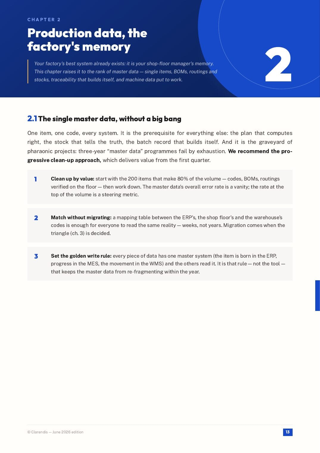 Page 13 of the white paper “Industry 4.0: MES, WMS and Production Digitalisation”