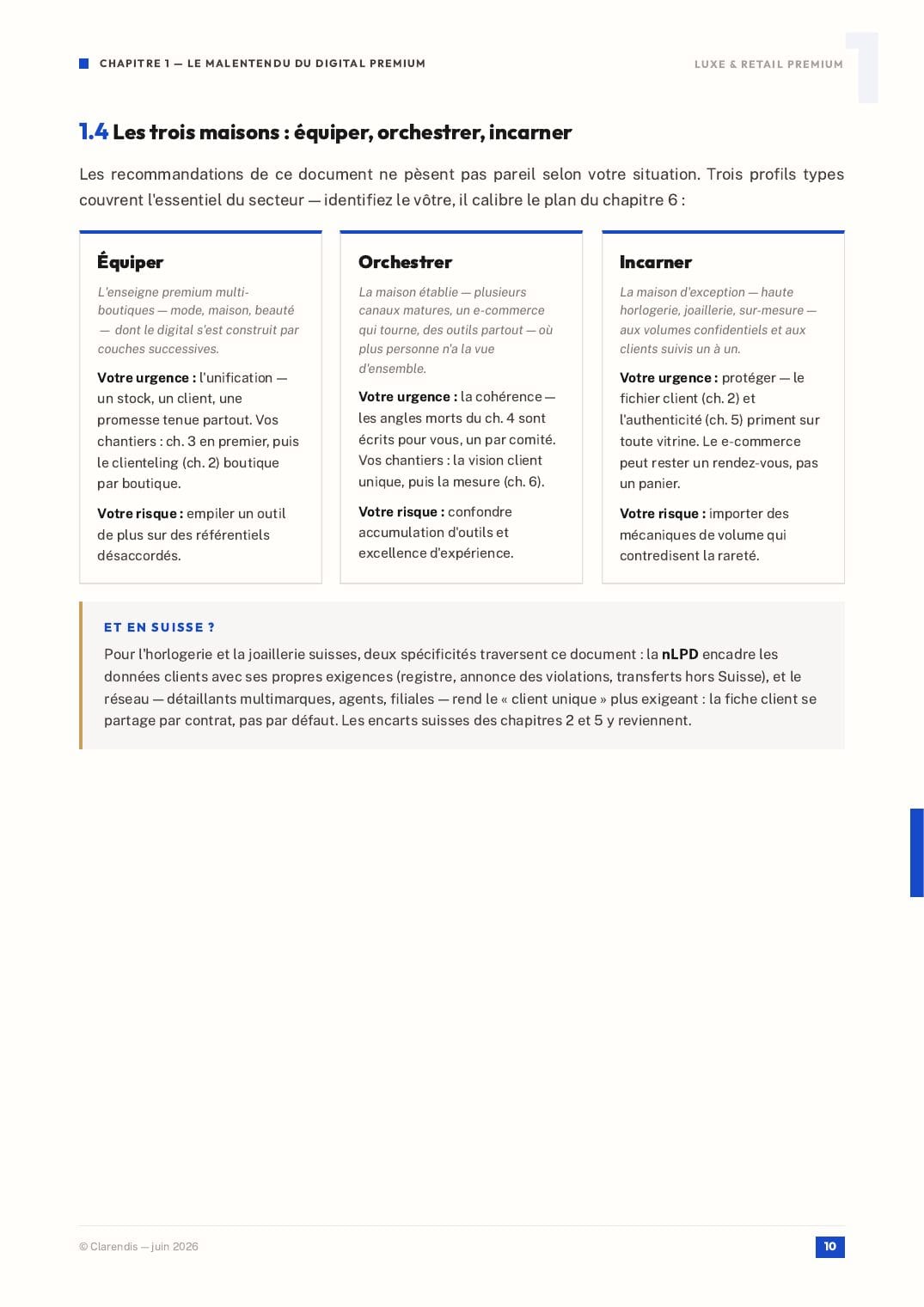 Page 10 du livre blanc « Luxe & Retail : Excellence Digitale et Expérience Client Premium »