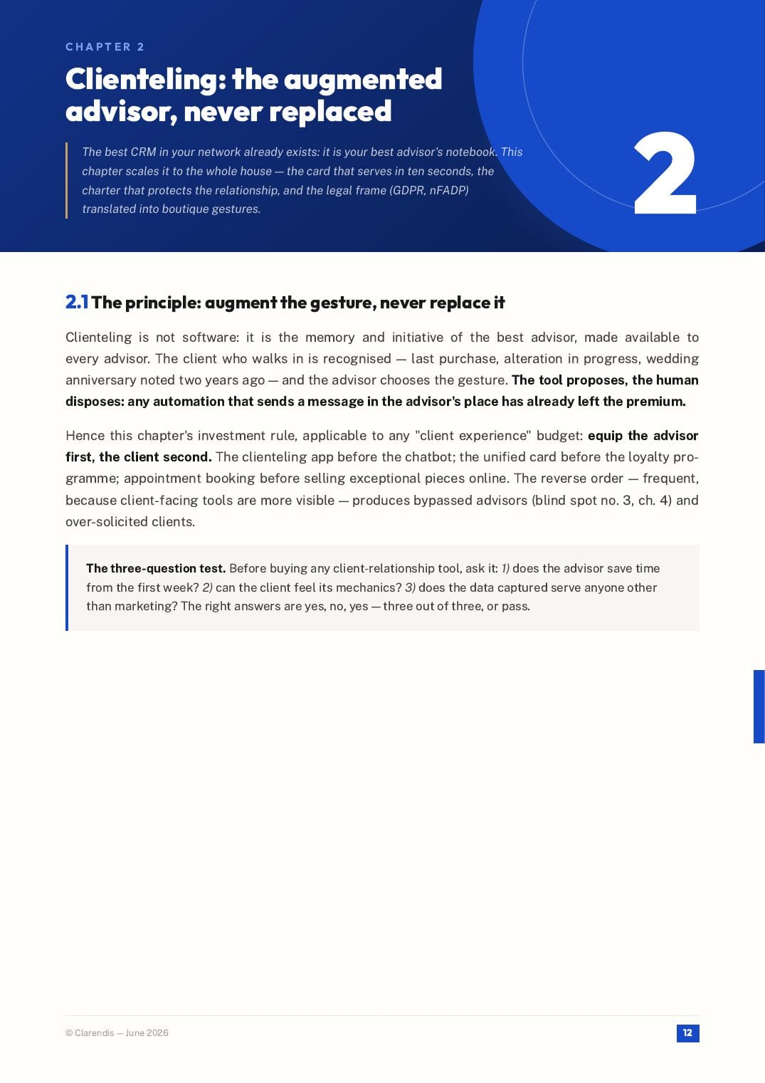 Page 12 of the white paper “Luxury & Retail: Digital Excellence and Premium Customer Experience”