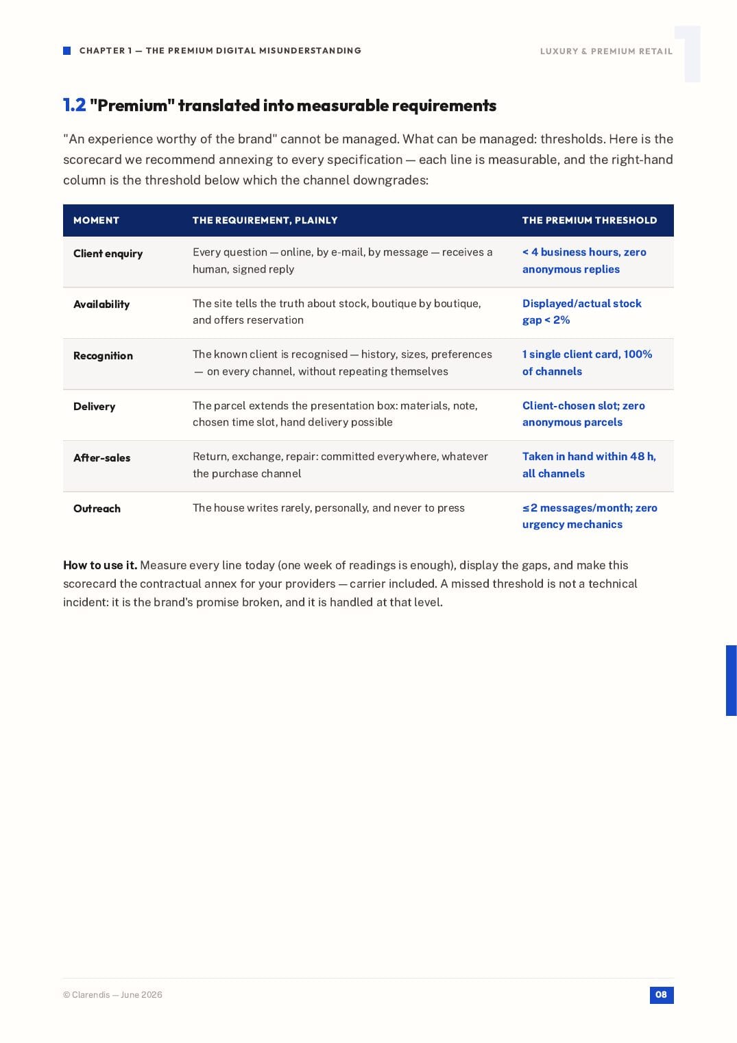 Page 8 of the white paper “Luxury & Retail: Digital Excellence and Premium Customer Experience”