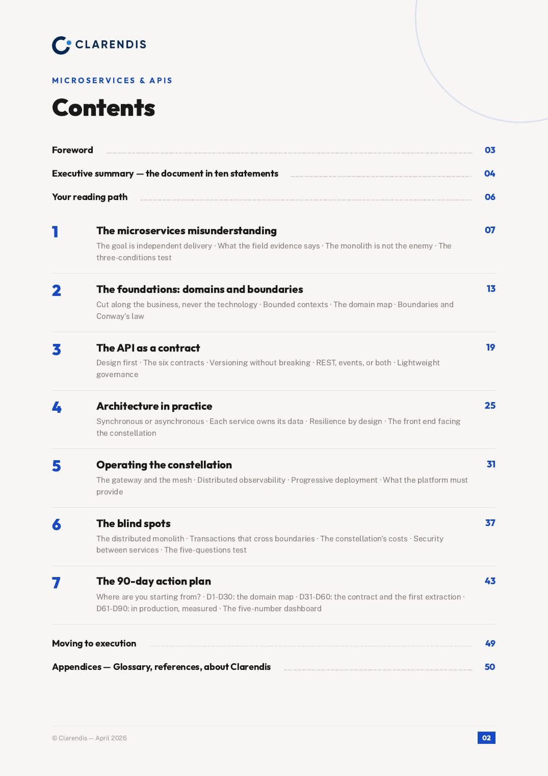 Page 2 of the white paper “Microservices & APIs: Modern Architectures for Agility”