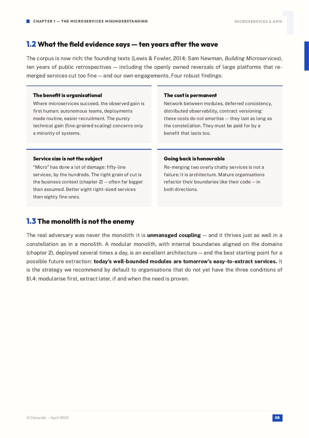 Page 8 of the white paper “Microservices & APIs: Modern Architectures for Agility”