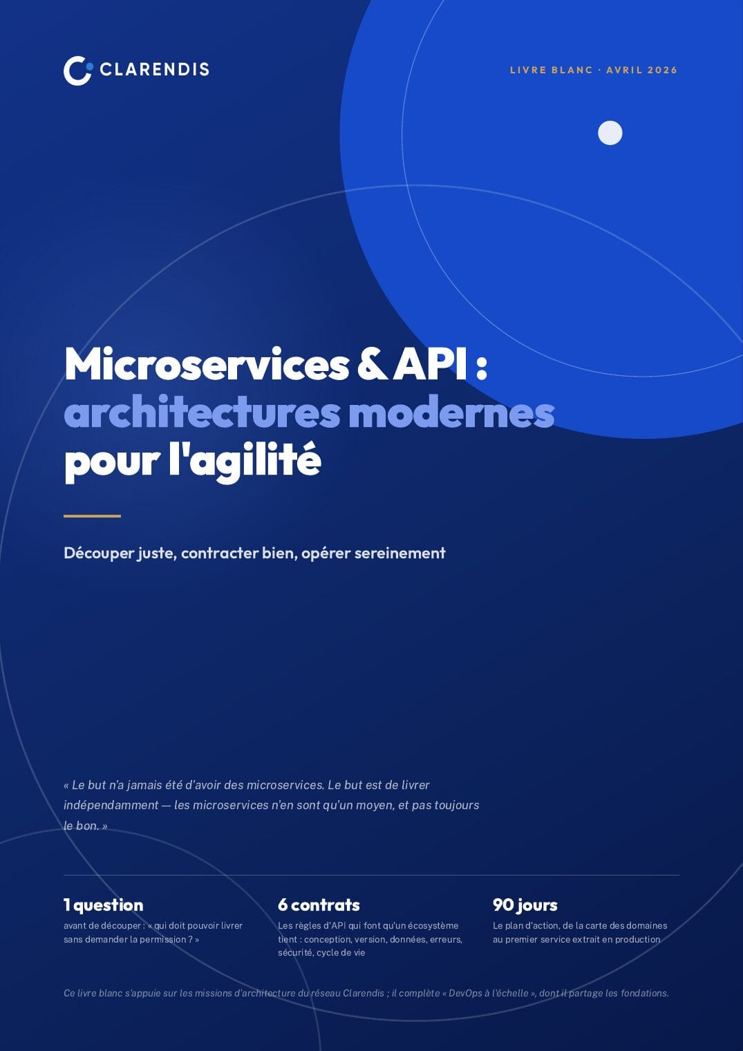 Microservices & API : Architectures Modernes pour l’Agilité