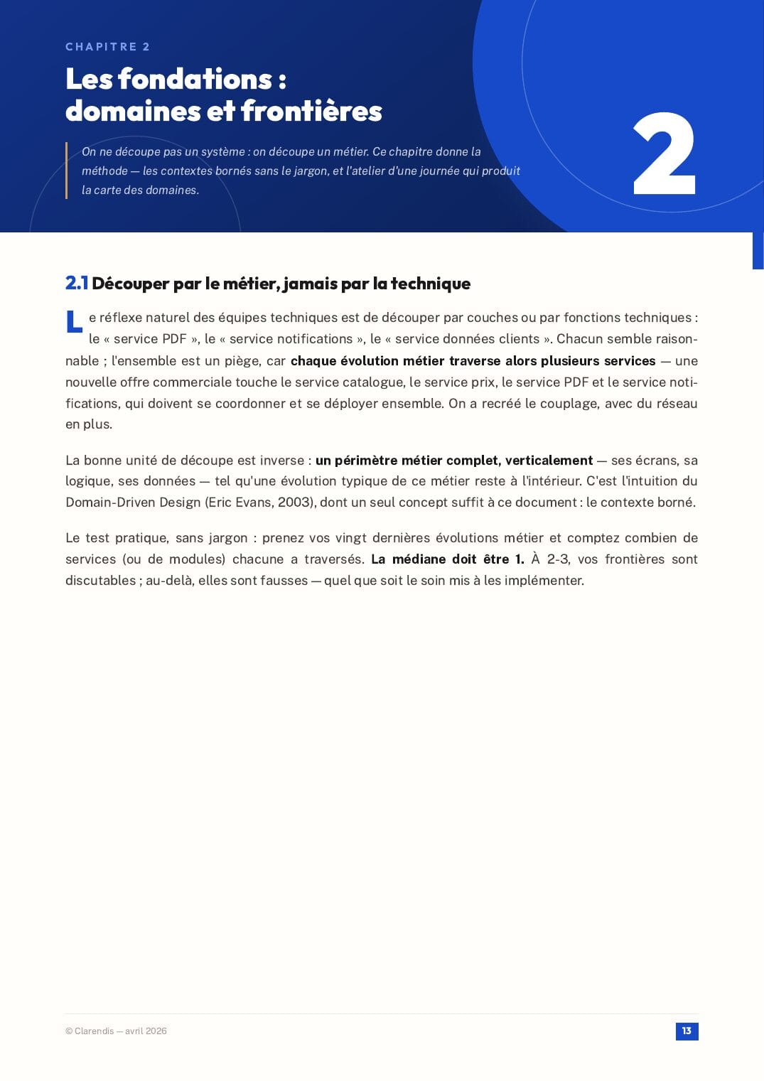 Page 13 du livre blanc « Microservices & API : Architectures Modernes pour l’Agilité »