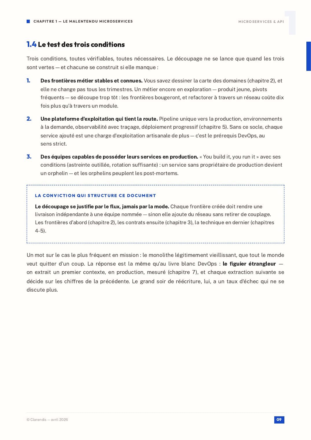 Page 9 du livre blanc « Microservices & API : Architectures Modernes pour l’Agilité »