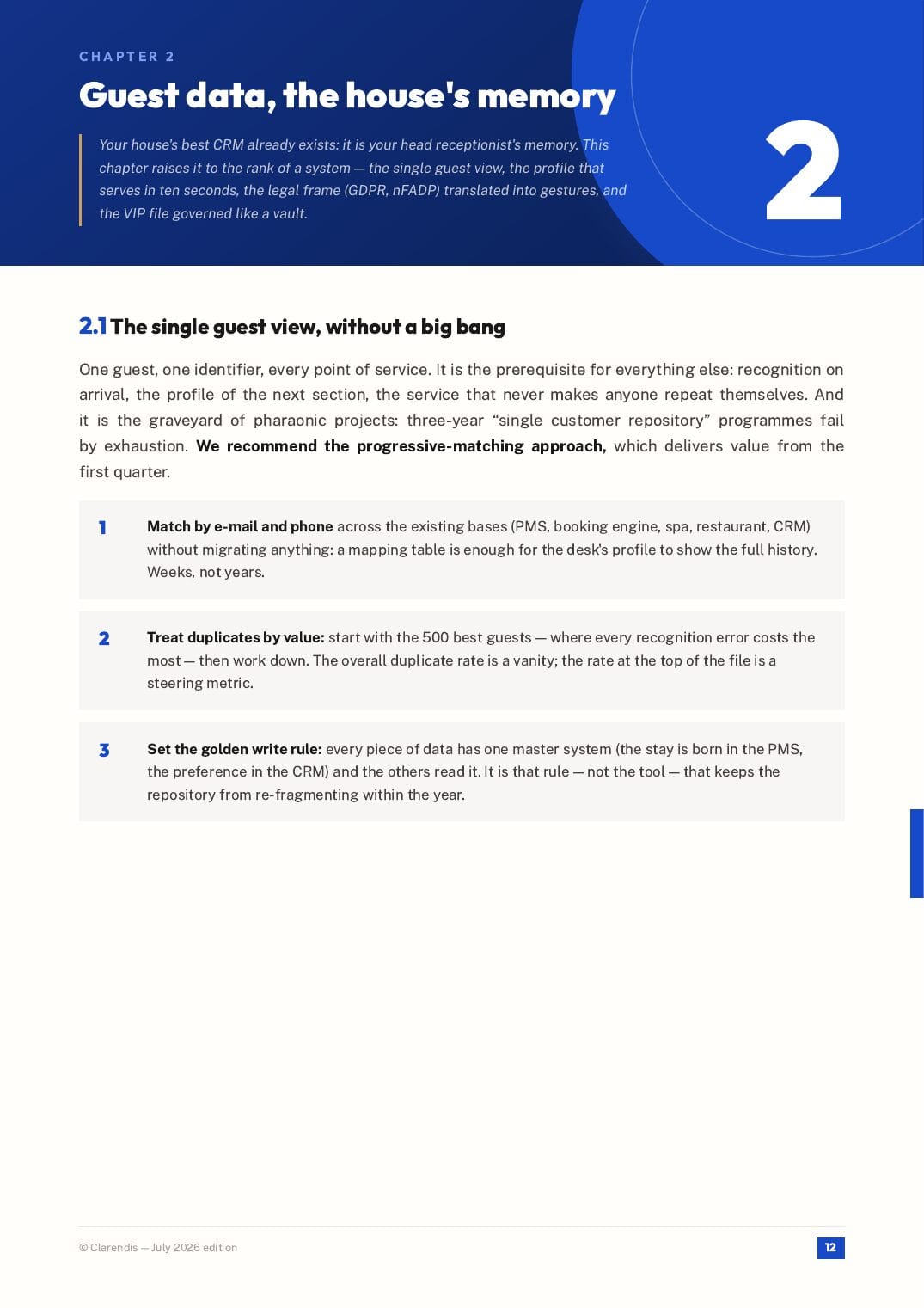 Page 12 of the white paper “Luxury Hospitality: Orchestrating a Seamless Experience”