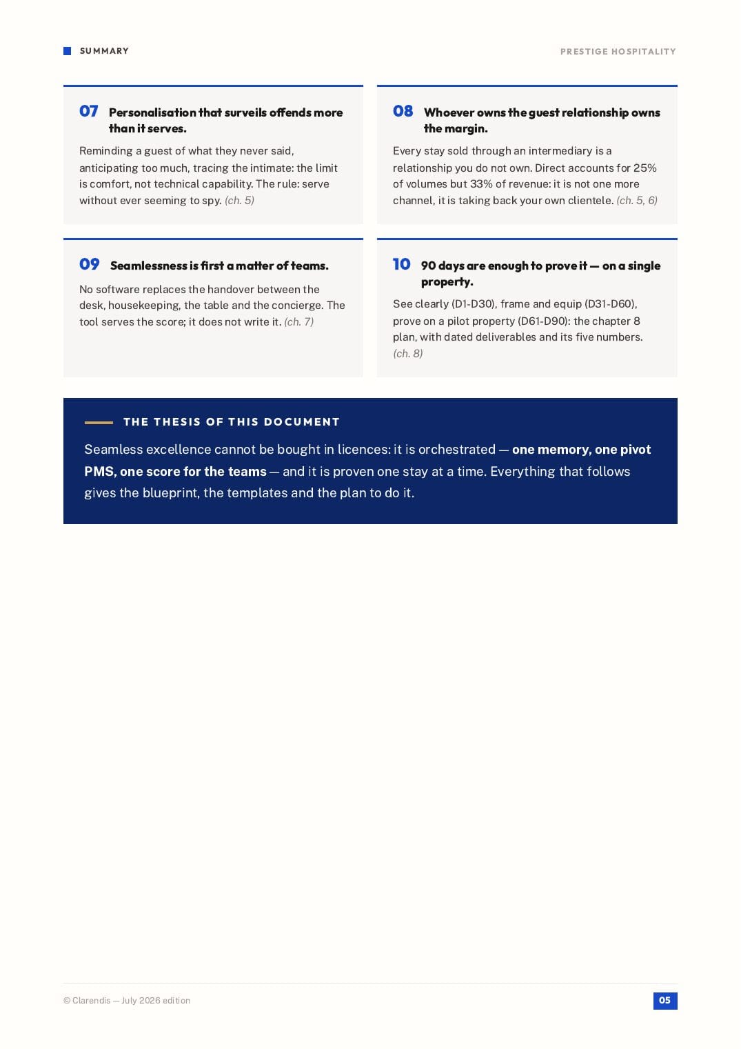 Page 5 of the white paper “Luxury Hospitality: Orchestrating a Seamless Experience”
