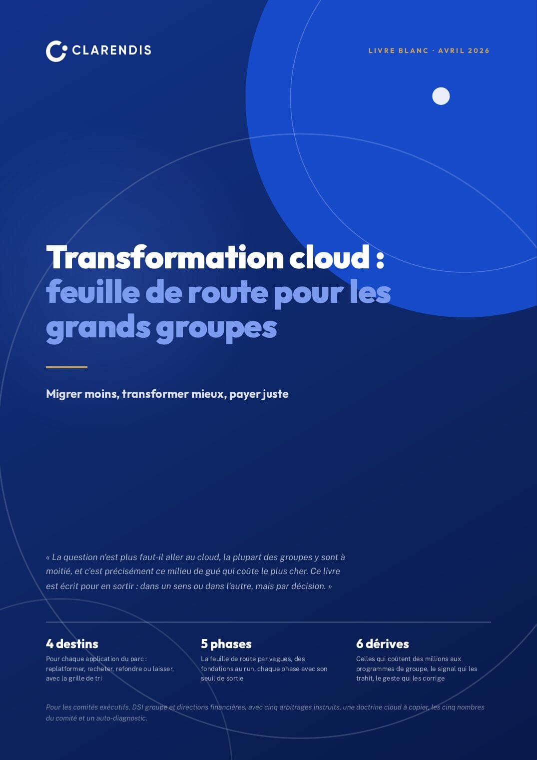 Transformation Cloud : Feuille de route pour les grands groupes
