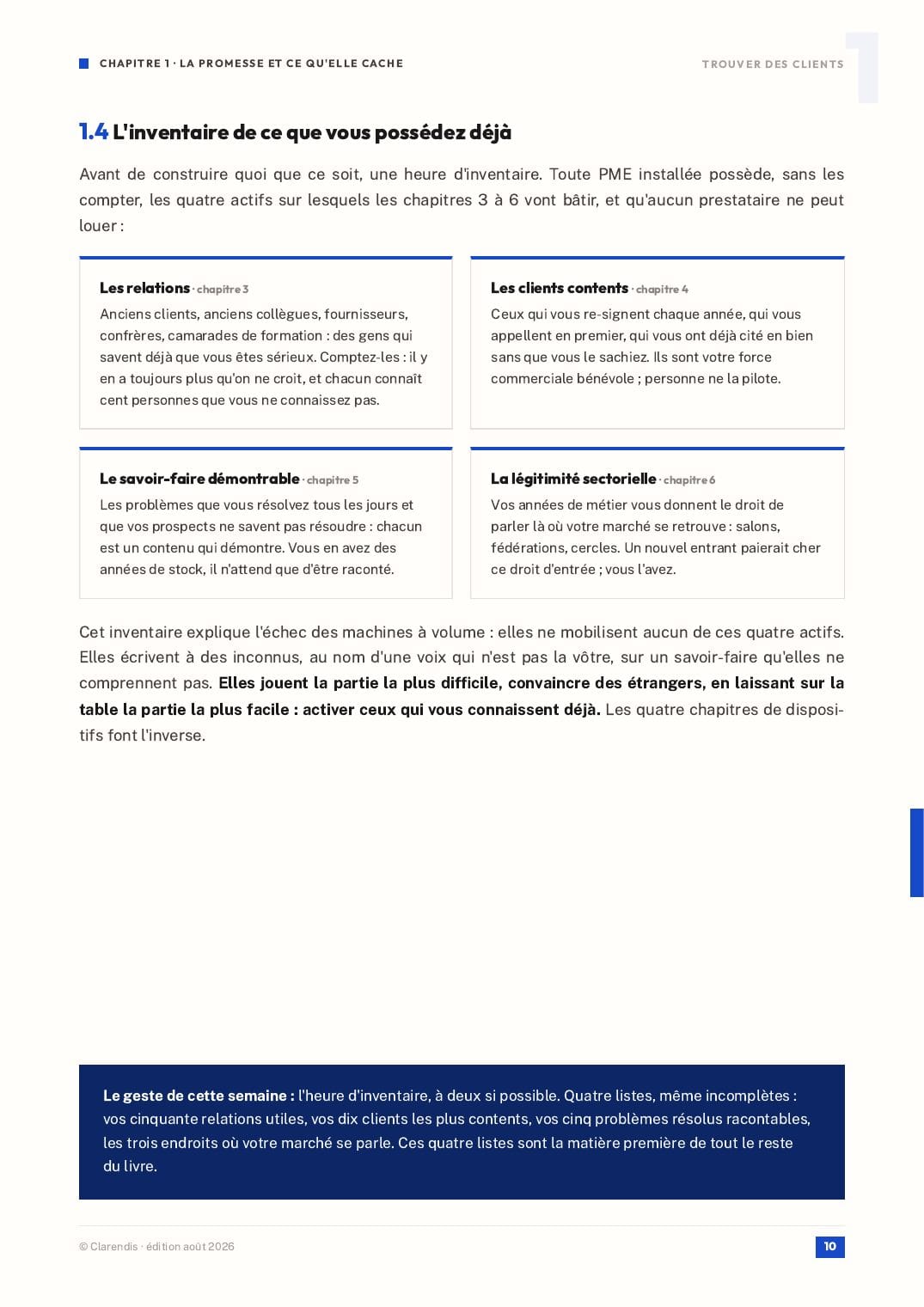 Page 10 du livre blanc « Trouver des clients : ce que la prospection externalisée ne fait pas à votre place »