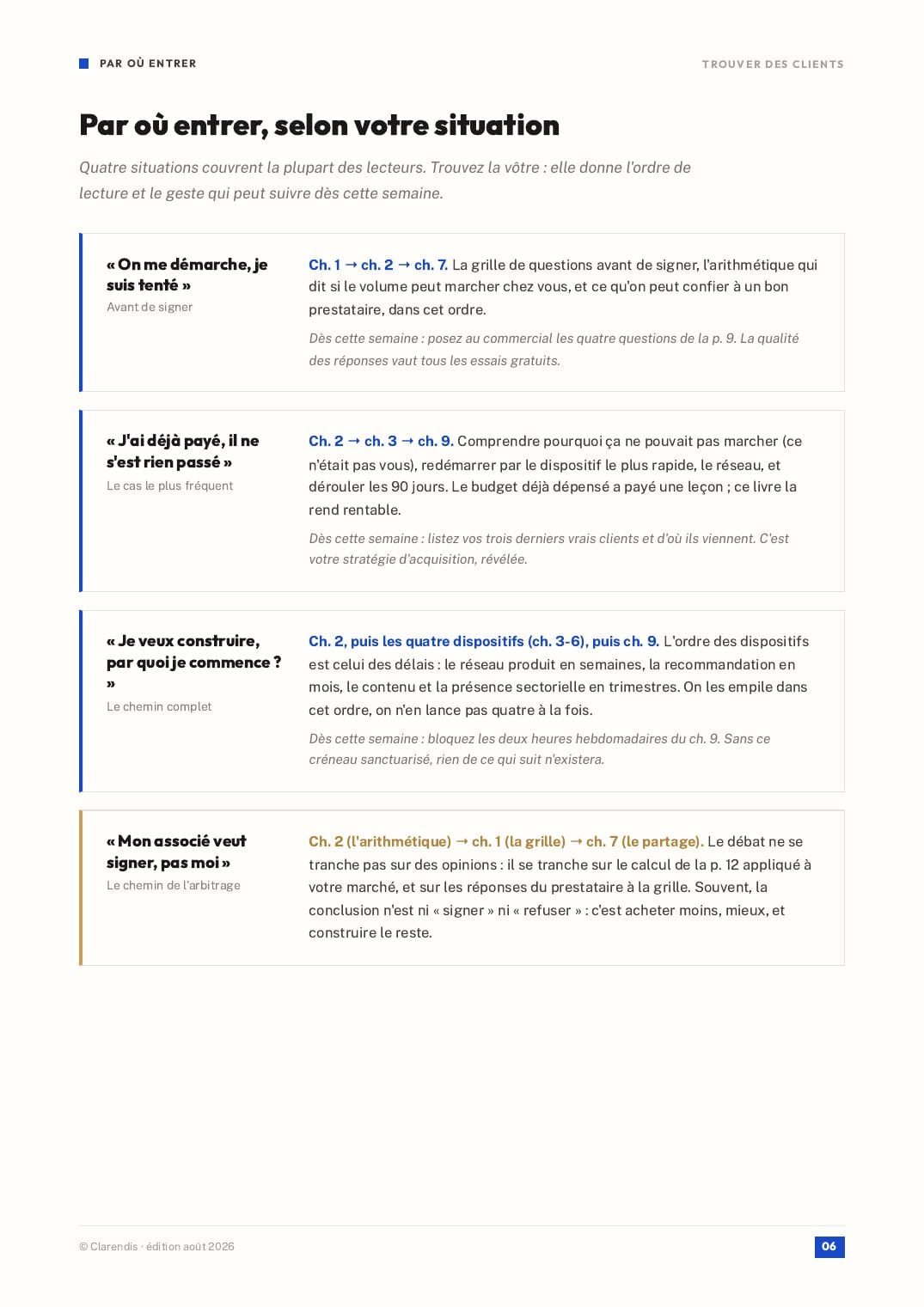 Page 6 du livre blanc « Trouver des clients : ce que la prospection externalisée ne fait pas à votre place »