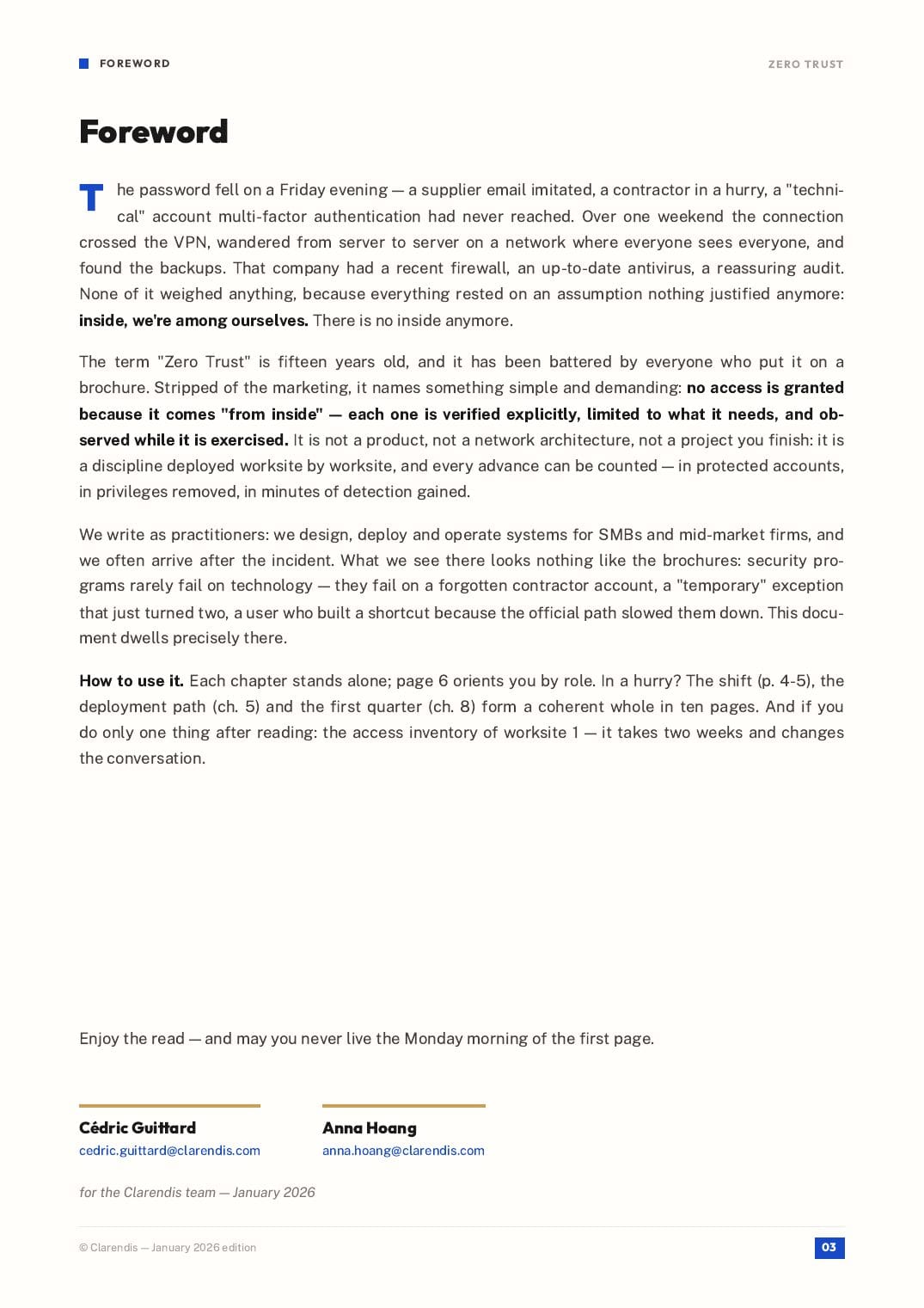 Page 3 of the white paper “Zero Trust: Securing the Distributed Enterprise”