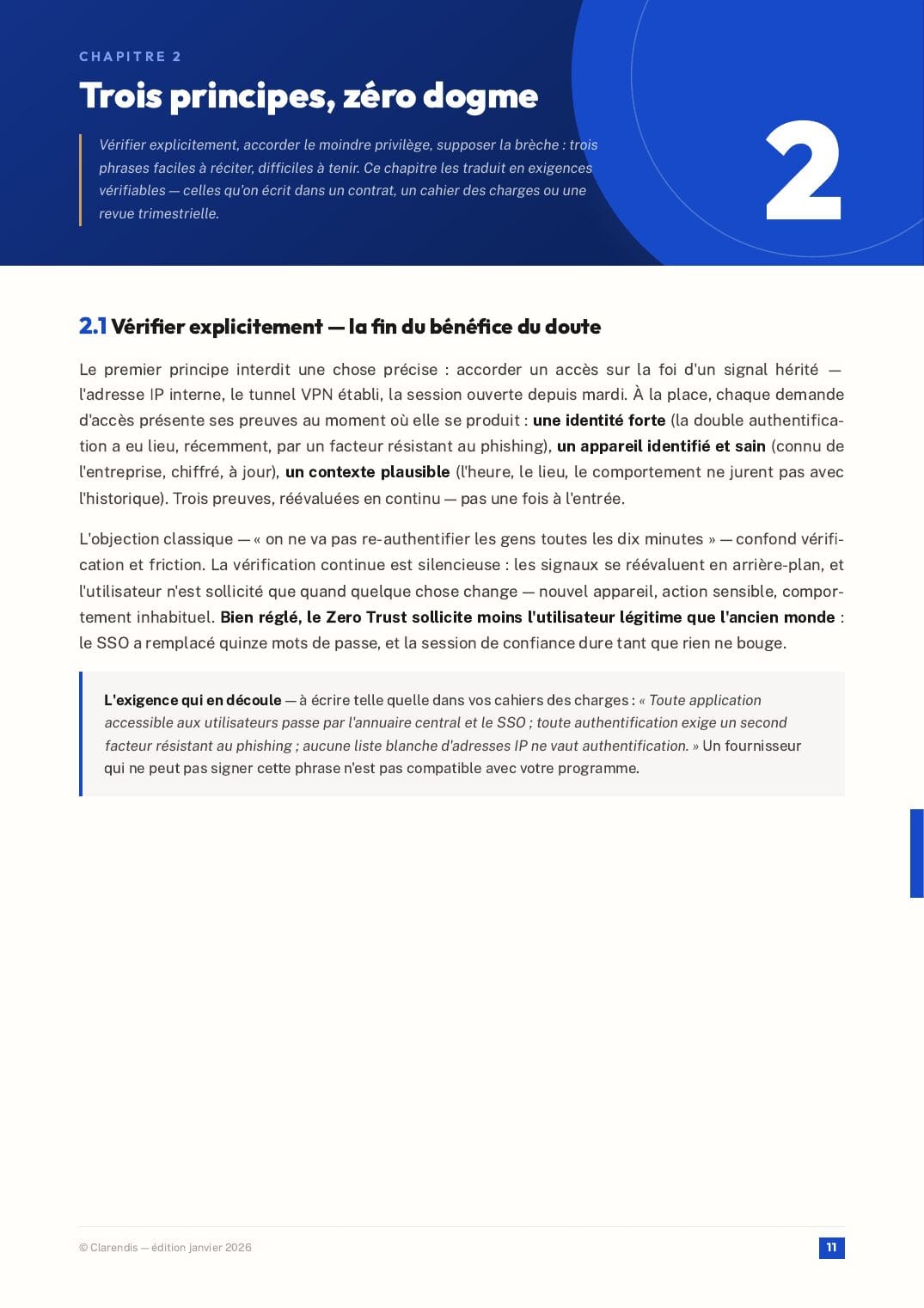 Page 11 du livre blanc « Zero Trust : Sécuriser l’entreprise distribuée »