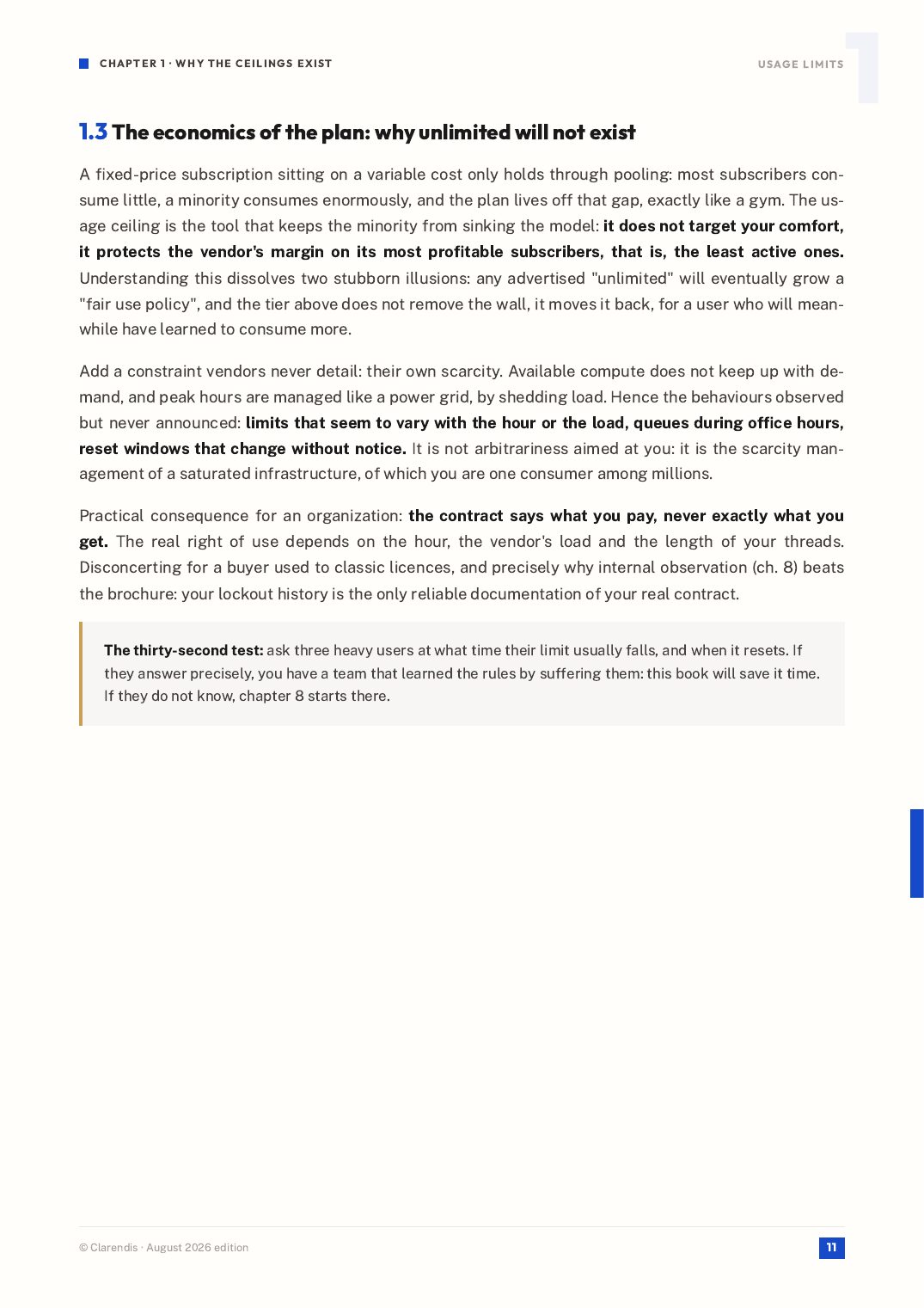 Page 11 of the white paper “Usage limits: producing with AI without buying time”