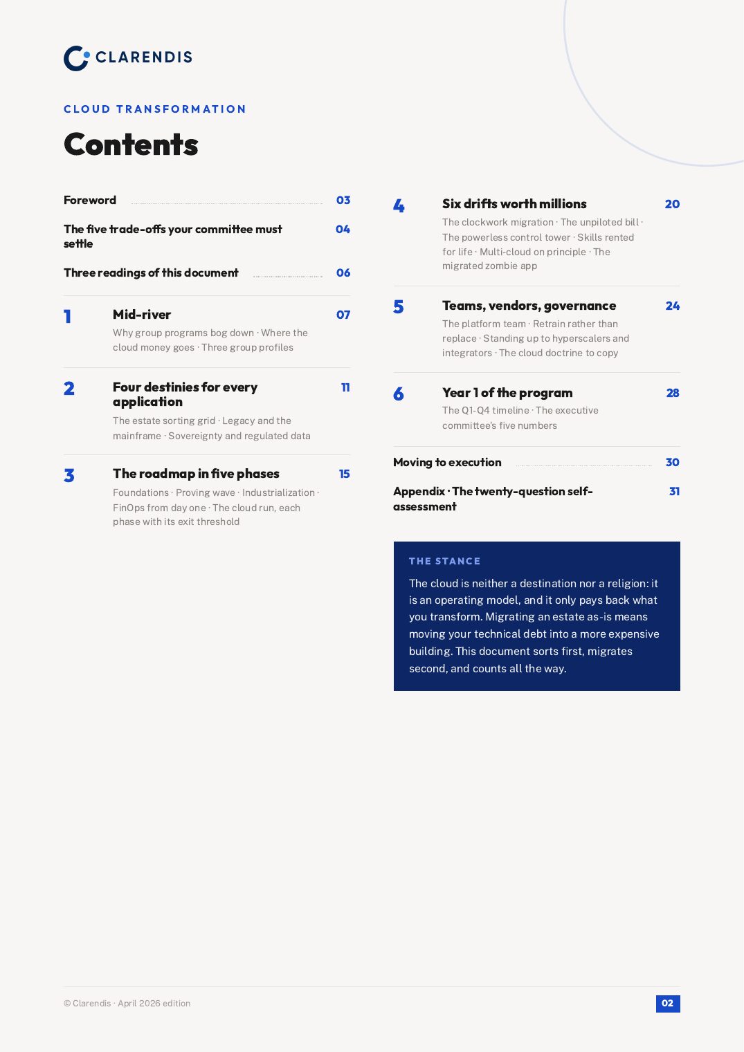 Page 2 of the white paper “Cloud Transformation: Roadmap for Large Enterprises”