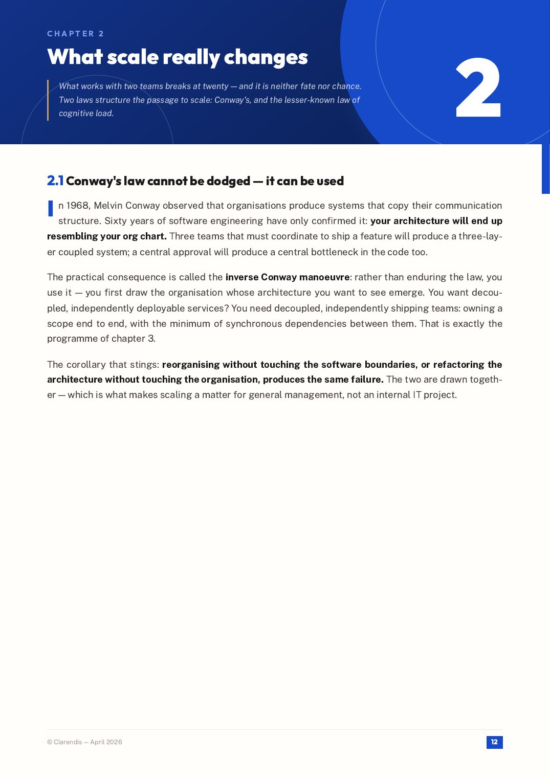Page 12 of the white paper “DevOps at scale: Organisation and tooling”