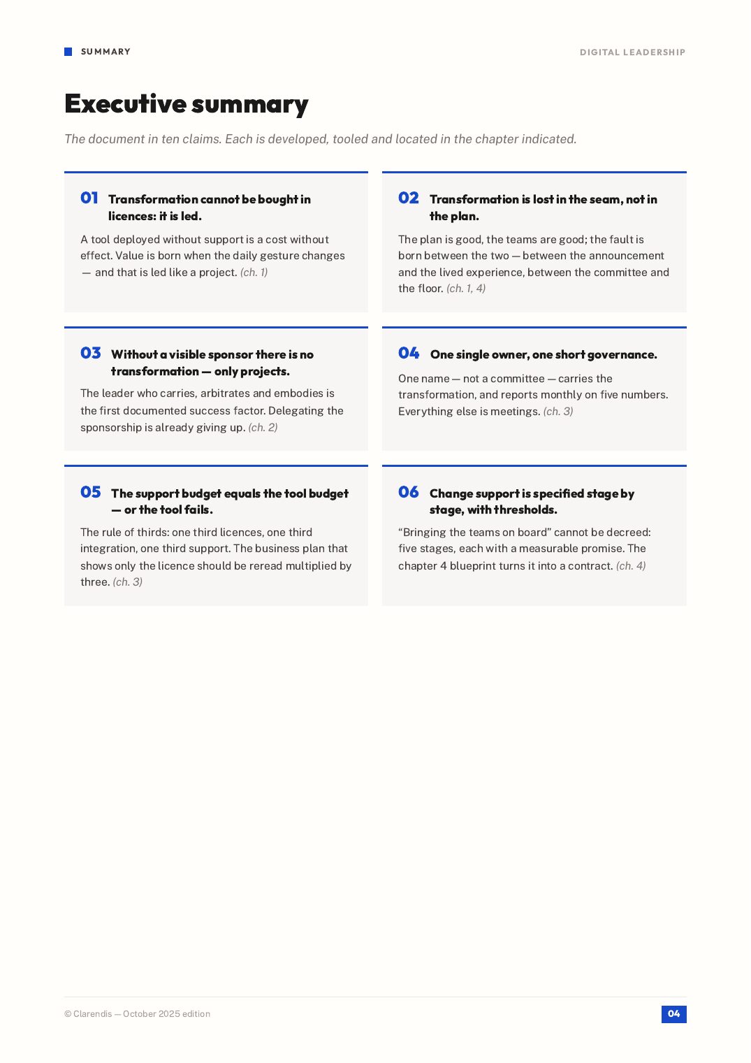 Page 4 of the white paper “Digital leadership: Supporting transformation”
