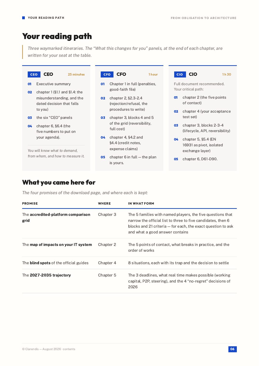 Page 6 of the white paper “From obligation to architecture — E-invoicing 2026-2035”