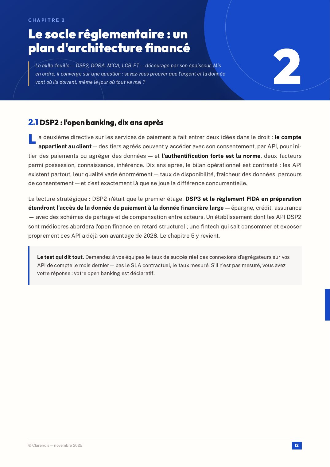 Page 12 du livre blanc « FinTech & Banque Digitale : Transformer les Services Financiers »