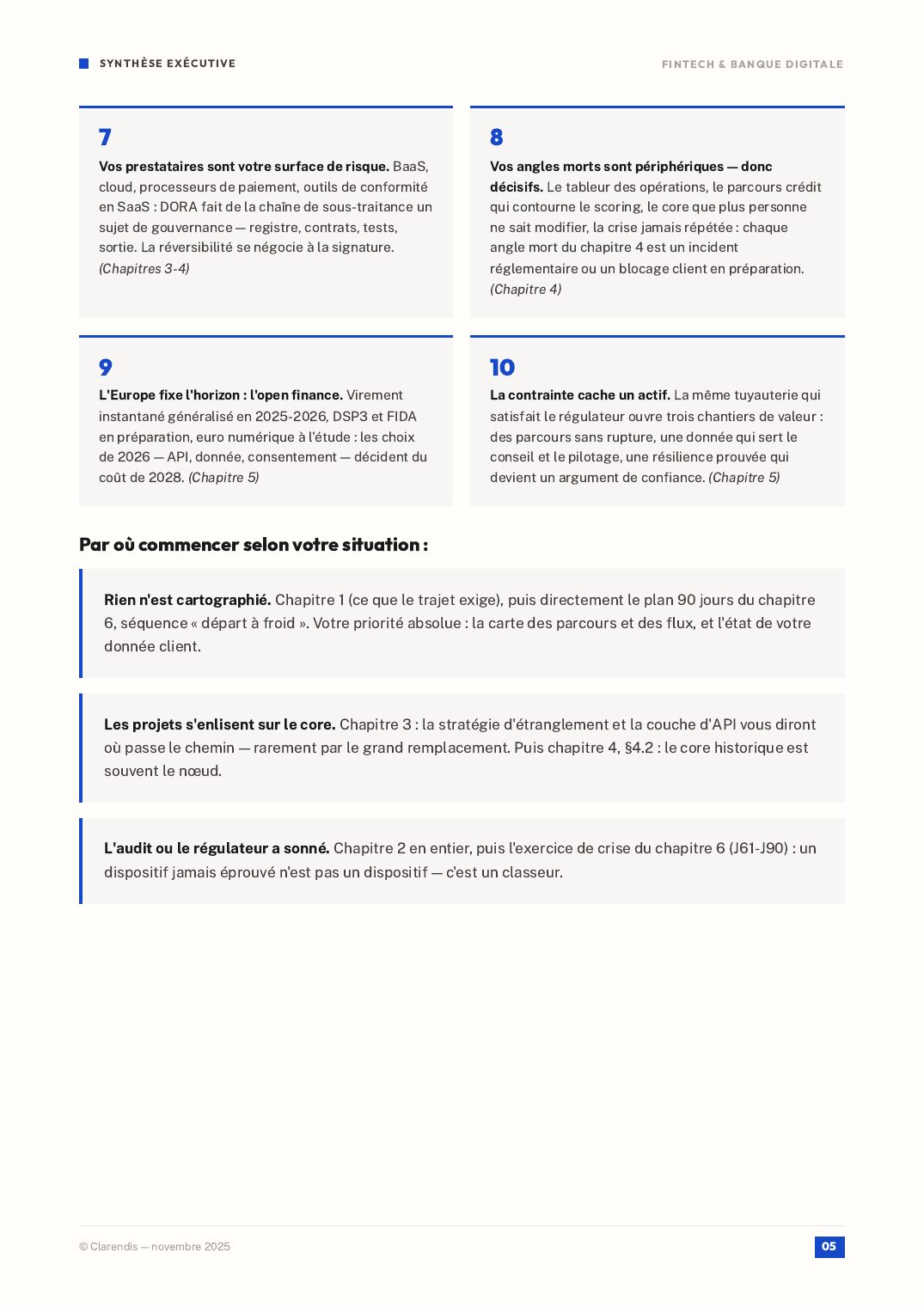 Page 5 du livre blanc « FinTech & Banque Digitale : Transformer les Services Financiers »