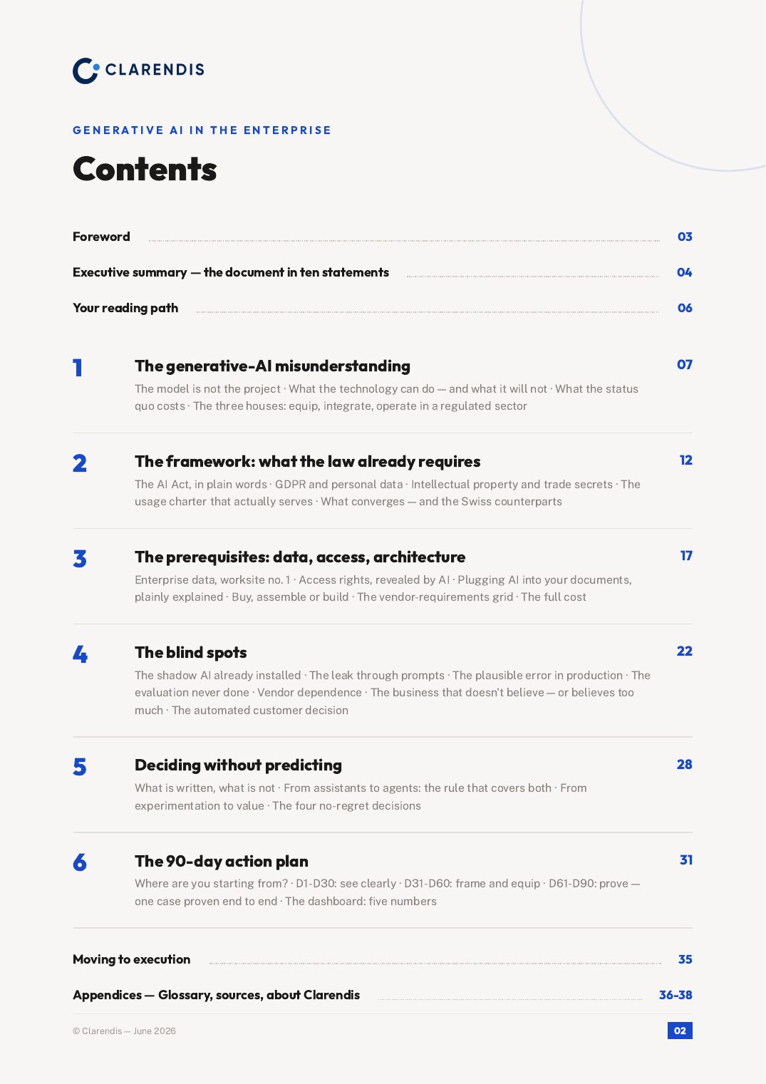 Page 2 of the white paper “Generative AI in Business: Challenges and Prerequisites”