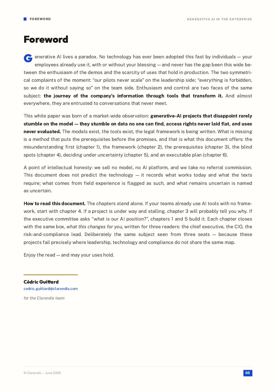Page 3 of the white paper “Generative AI in Business: Challenges and Prerequisites”