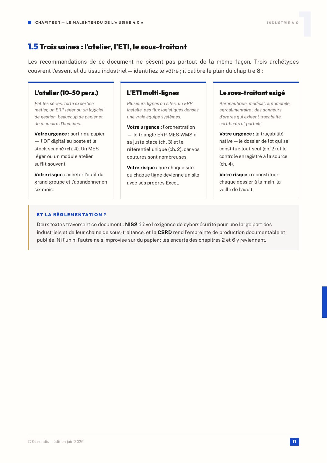 Page 11 du livre blanc « Industrie 4.0 : MES, WMS et Digitalisation de la Production »