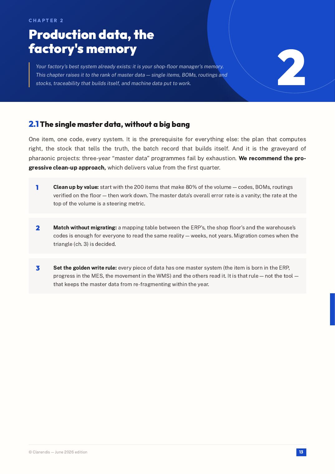 Page 13 of the white paper “Industry 4.0: MES, WMS and Production Digitalisation”