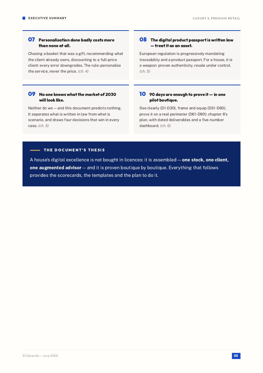 Page 5 of the white paper “Luxury & Retail: Digital Excellence and Premium Customer Experience”