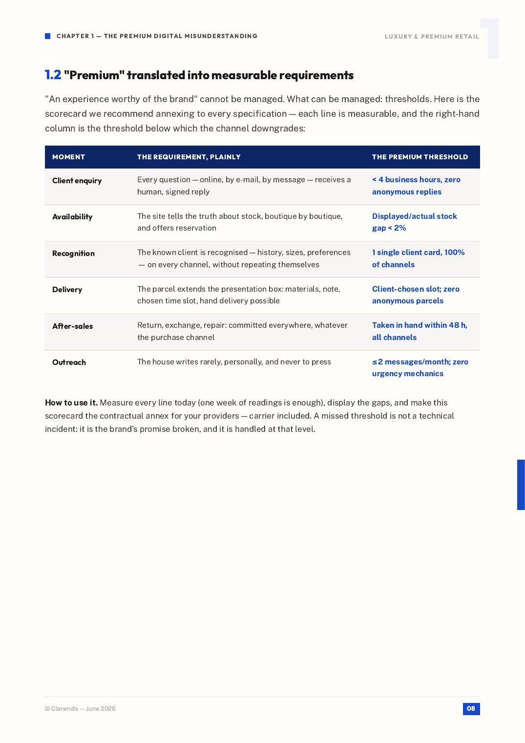 Page 8 of the white paper “Luxury & Retail: Digital Excellence and Premium Customer Experience”