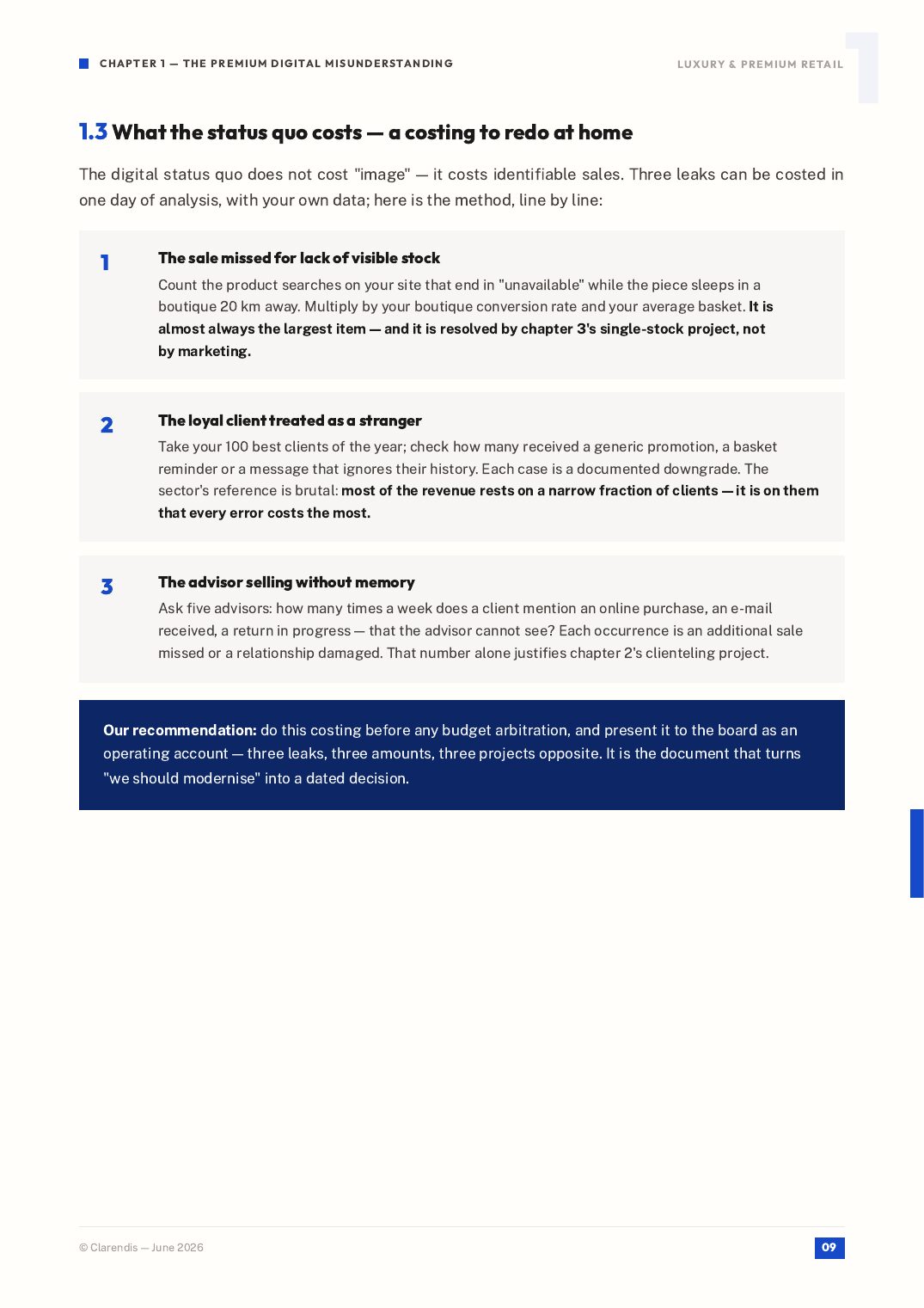 Page 9 of the white paper “Luxury & Retail: Digital Excellence and Premium Customer Experience”