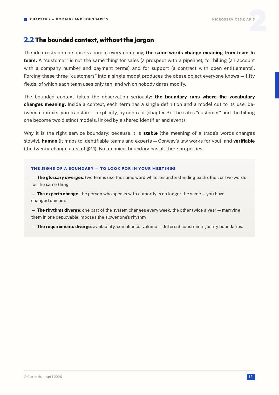 Page 14 of the white paper “Microservices & APIs: Modern Architectures for Agility”