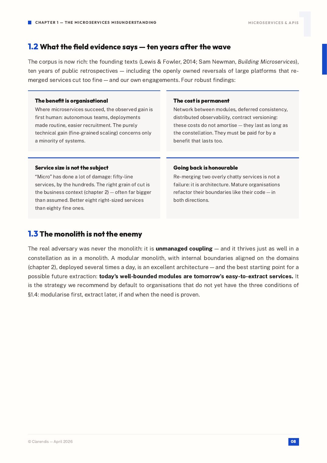Page 8 of the white paper “Microservices & APIs: Modern Architectures for Agility”