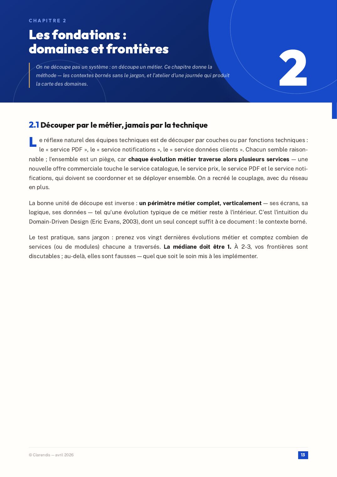 Page 13 du livre blanc « Microservices & API : Architectures Modernes pour l’Agilité »