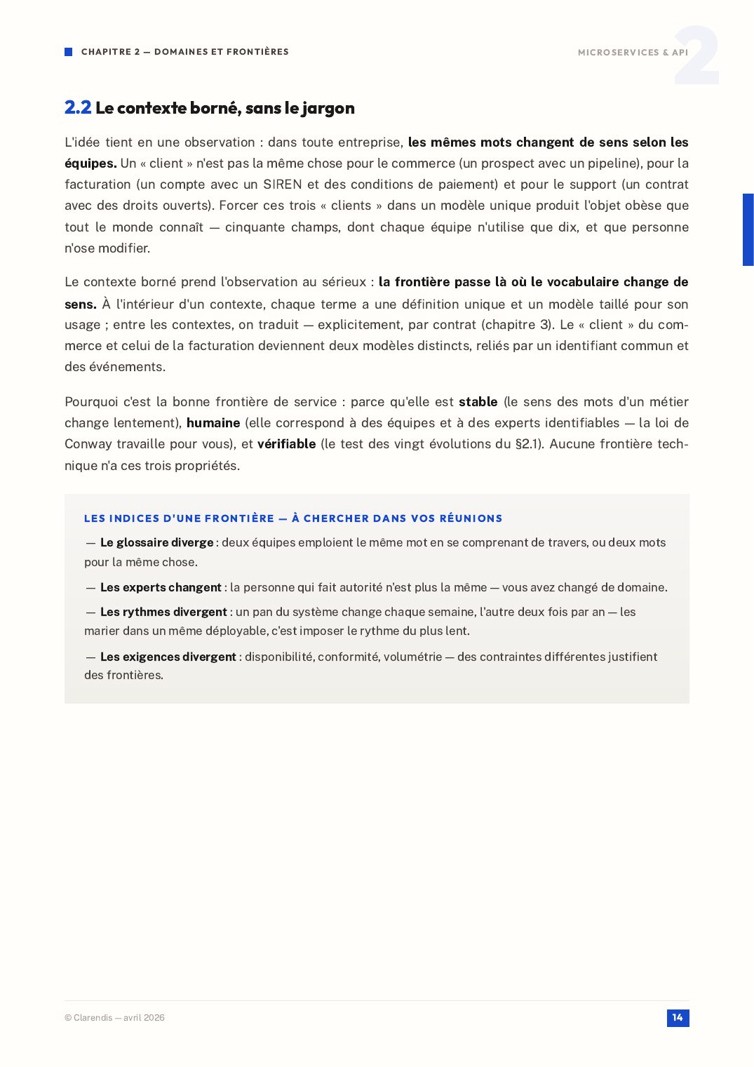 Page 14 du livre blanc « Microservices & API : Architectures Modernes pour l’Agilité »