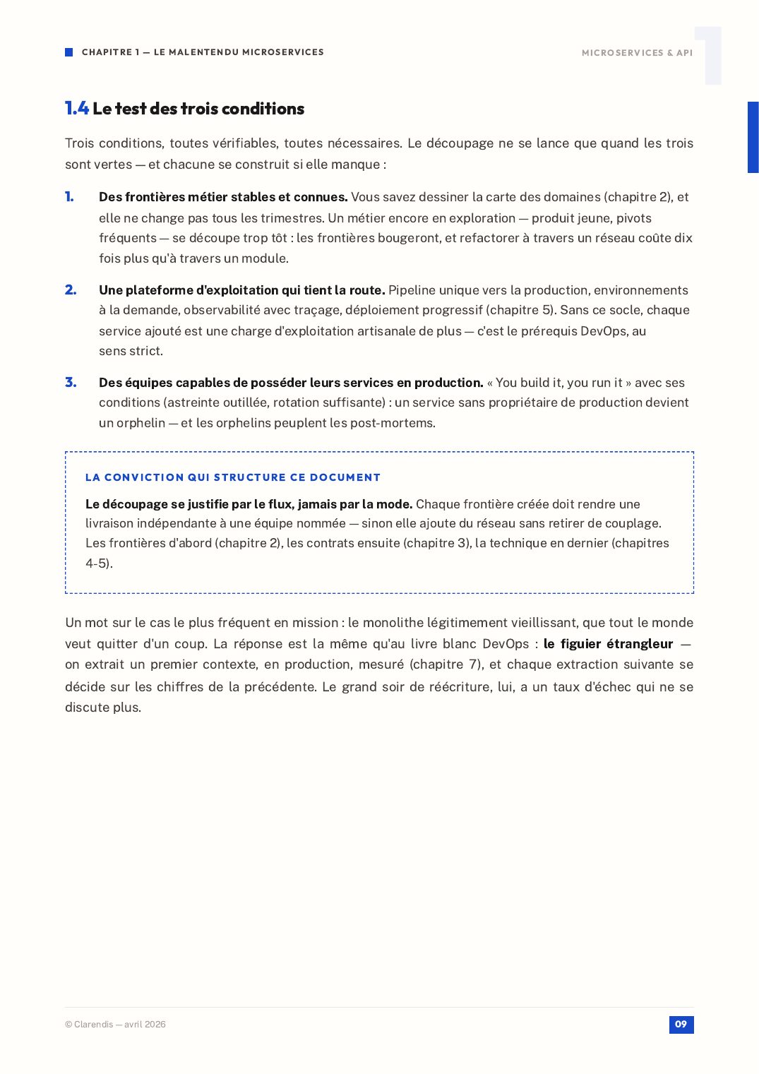 Page 9 du livre blanc « Microservices & API : Architectures Modernes pour l’Agilité »