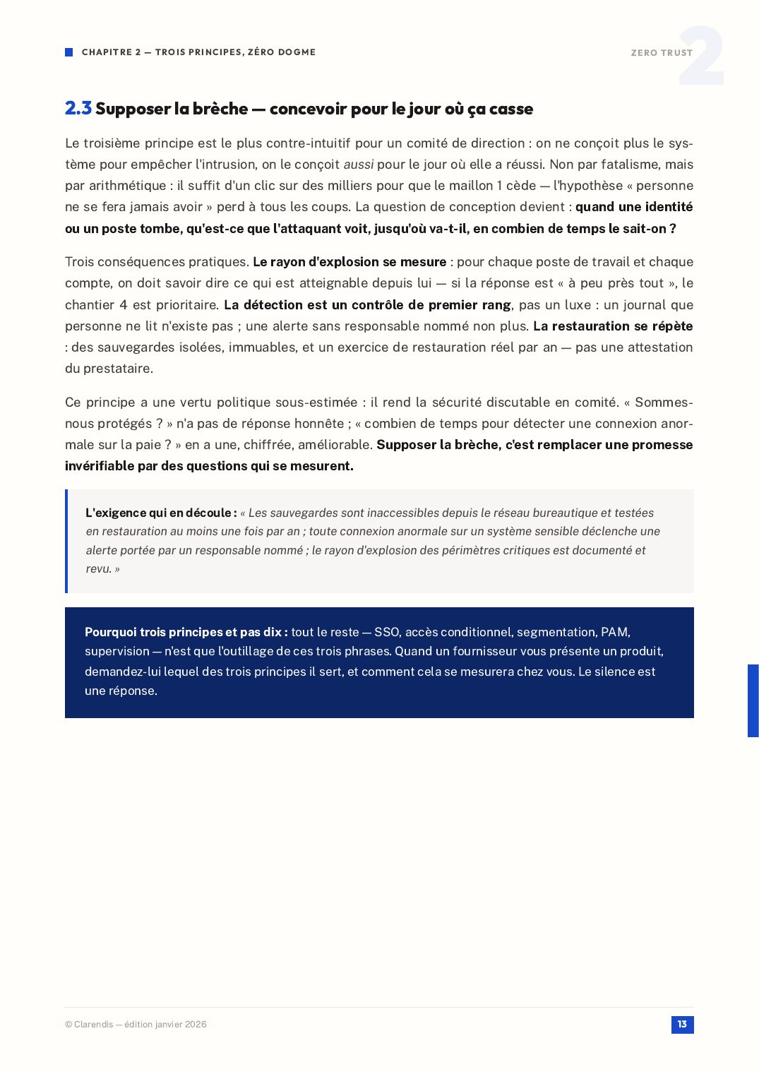Page 13 du livre blanc « Zero Trust : Sécuriser l’entreprise distribuée »